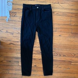 Zara Super High Waisted Jeans